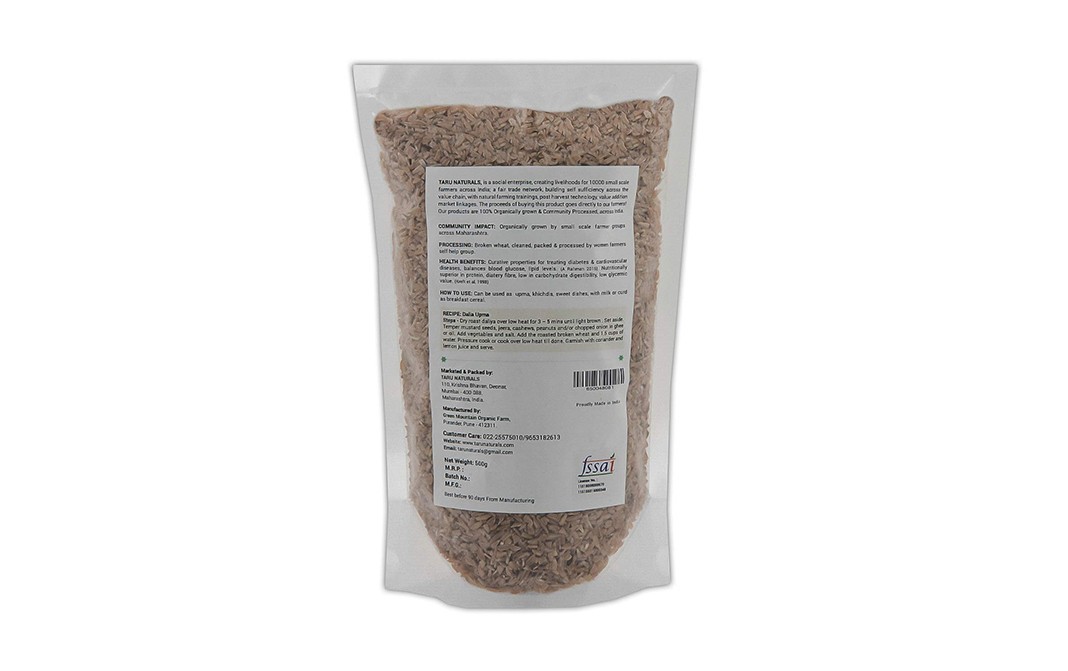 Taru Whole Wheat Daliya    Pack  500 grams